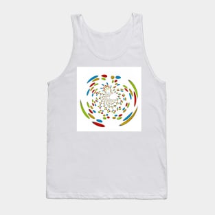 Colorful abstract pattern Tank Top